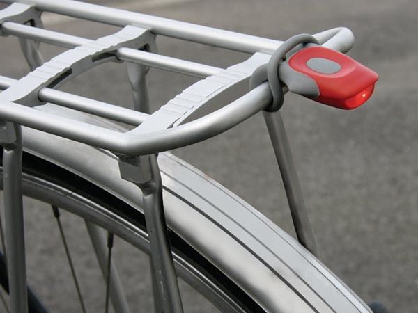 Faro de Bicicleta: 1 Led Rojo muy Luminoso - Imagen 3