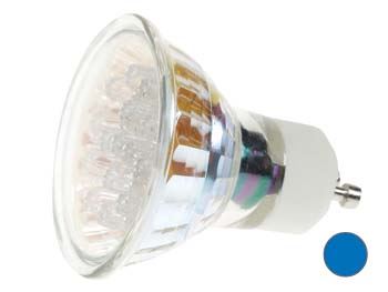 FOCO LED GU10, COLOR AZUL - 240VAC - Imagen 1