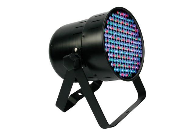 FOCO LED PAR64 PROFESIONAL - CORTO - NEGRO - DMX512 - 177 LEDs DE 10mm - Imagen 1