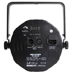 FOCO PAR56 LED INTELIGENTE - ABS - NEGRO - DOBLE SOPORTE - 108 x 10mm LEDs - Imagen 2