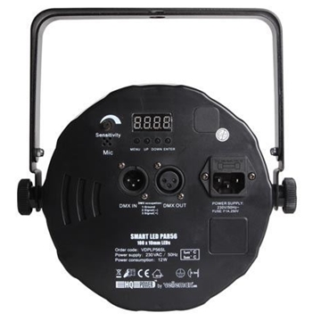 FOCO PAR56 LED INTELIGENTE - ABS - NEGRO - DOBLE SOPORTE - 108 x 10mm LEDs - Imagen 2