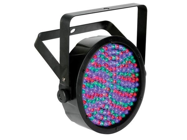 FOCO PAR64 LED INTELIGENTE - ABS - NEGRO - SOPORTE DOBLE - 180 x LED de 10mm - Imagen 1