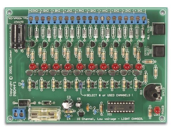 Generador de efectos luminosos de 10 canales, 12V - Imagen 1