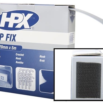 HPX - CINTA CON CIERRE DE GANCHO Y BUCLE (GANCHOS) - 20mm x 5m - Imagen 1