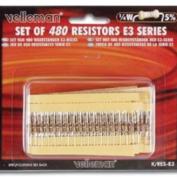 Juego de 480 resistencias_ Serie E3 - Imagen 1