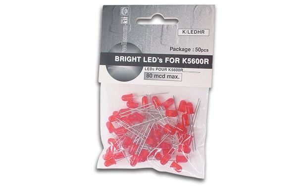 Juego de 50 leds rojos para K5600G - Imagen 1