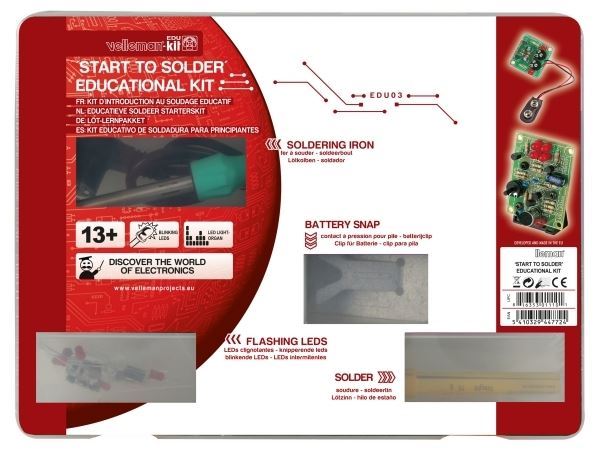 Kit educativo de soldadura para principiantes - Imagen 2