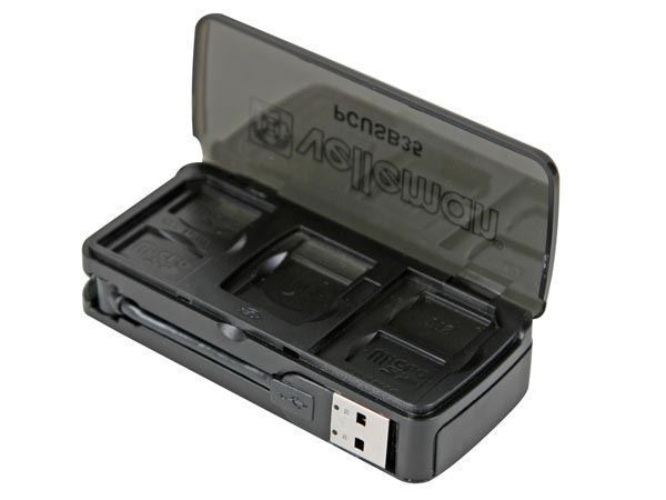 LECTOR/EDITOR MULTITARJETAS USB 2.0 - 5 PUERTOS - Imagen 1