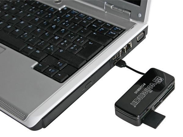 LECTOR/EDITOR MULTITARJETAS USB 2.0 - 5 PUERTOS - Imagen 2