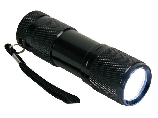 LINTERNA - 9 LEDs - ALUMINIO - Imagen 1