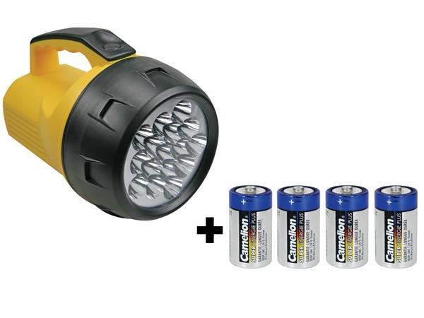 LINTERNA DE BOLSILLO POTENTE - 16 LEDs - Imagen 1