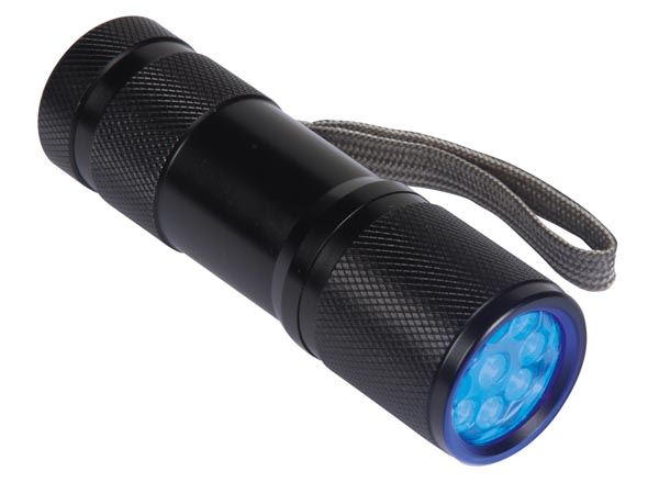 LINTERNA UV 9 LEDS - Imagen 1