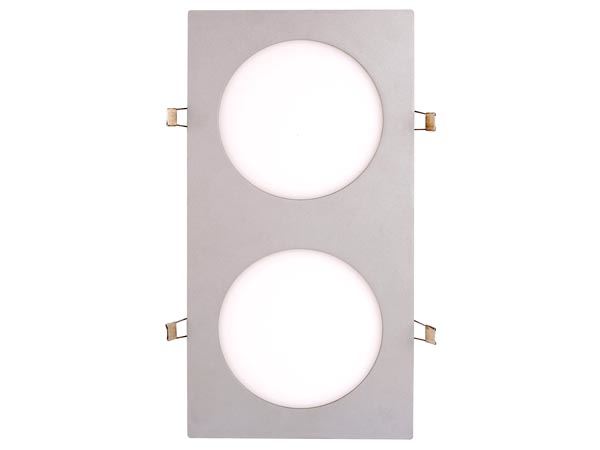 LUMINARIA LED DE 12W - RECTANGULAR - 2 SUPERFICIES LUMINOSAS - Imagen 1