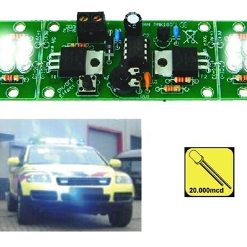 Luz Intermitente LED hi-power de 2 canales - Imagen 2
