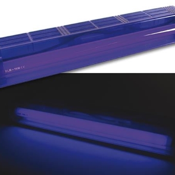 LUZ NEGRA CON SOPORTE PLÁSTICO AZUL TRANSP. 15W - Imagen 1