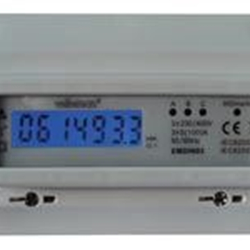Medidor KWH monofásico para montaje en riel din 7 módulos - Imagen 1