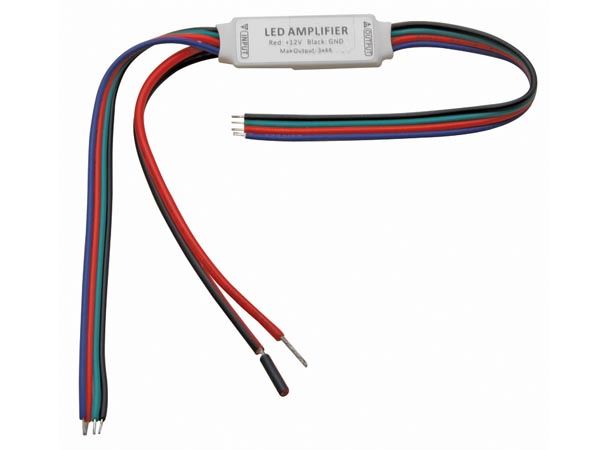 Mini Amplificador/ Repetidor RGB 12-24VDC 3X2A - Imagen 1