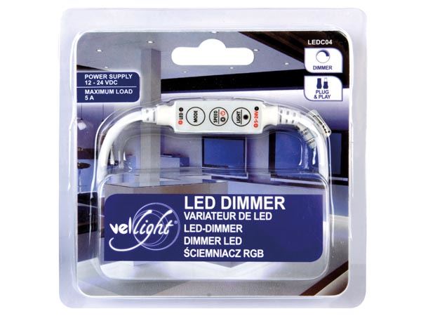 Mini Dimmer Led 12-24VDC 5A - Imagen 2