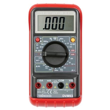 MULTÍMETRO 3 ½ DÍGITOS - 24 RANGOS / 10A - Imagen 1