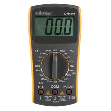 MULTÍMETRO DIGITAL DE 3 ½ - 19 RANGOS - CAT III - Imagen 1