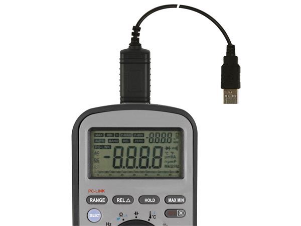 MULTÍMETRO TRUE RMS MULTIFUNCIÓN CON INTERFAZ USB - 6600 PUNTOS - Imagen 5