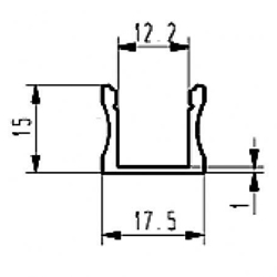 Perfil de Aluminio para cintas de LED_2M - Imagen 2