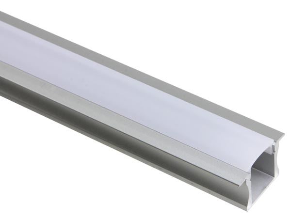 PERFIL DE ALUMINIO PARA CINTAS DE LEDs - 15mm - PARA EMPOTRAR - 2m - Imagen 3