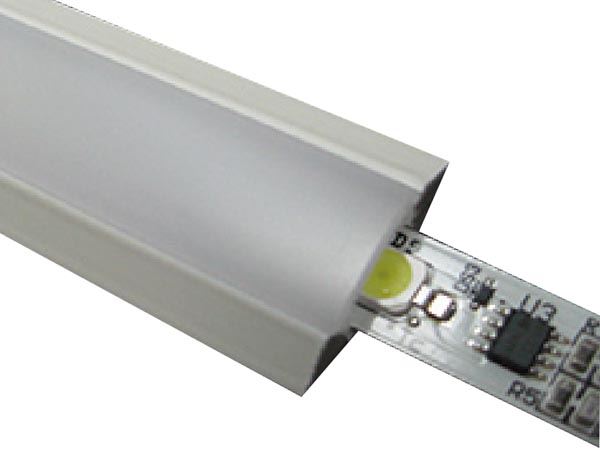 PERFIL DE ALUMINIO PARA CINTAS DE LEDs - 45° - 2m - Imagen 2