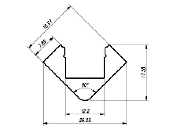 PERFIL DE ALUMINIO PARA CINTAS DE LEDs - 45° - 2m - Imagen 4