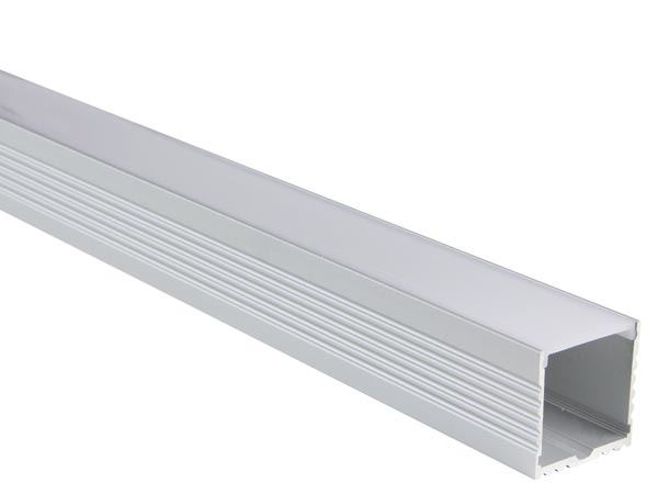 PERFIL DE ALUMINIO PARA CINTAS DE LEDs - POWER LINE 35mm - 2m - Imagen 1