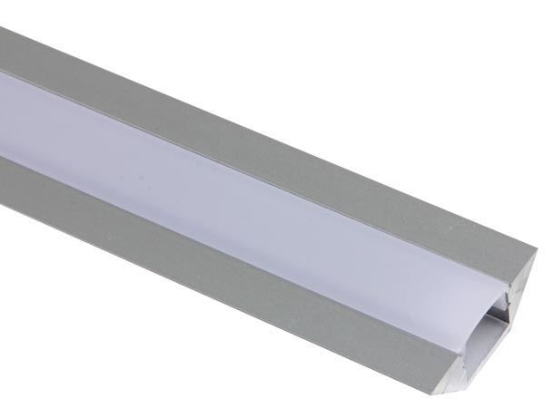 PERFIL DE ALUMINIO PARA CINTAS DE LEDs - TIPO ÁNGULO - 2m - Imagen 1