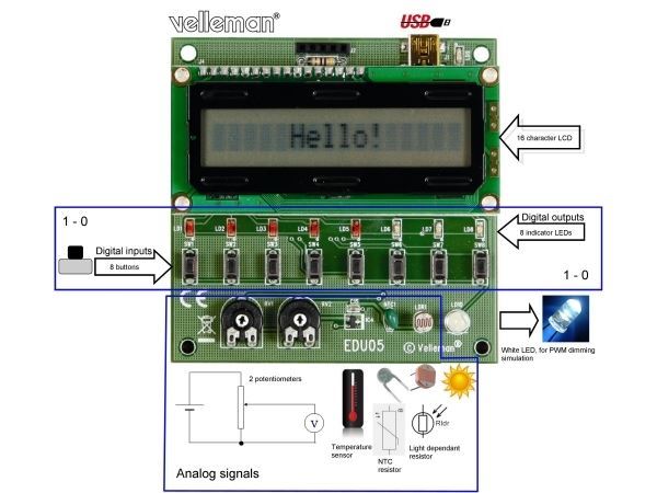 Programador PIC y placa board de experimentación - Imagen 3