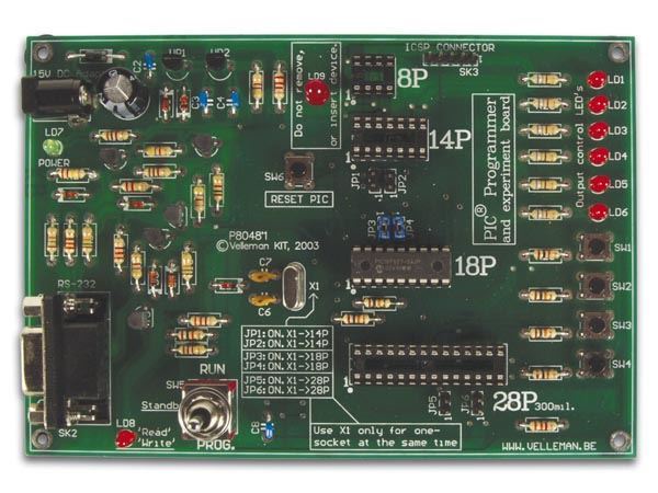 Programador PIC y placa board de experimentación - Imagen 2