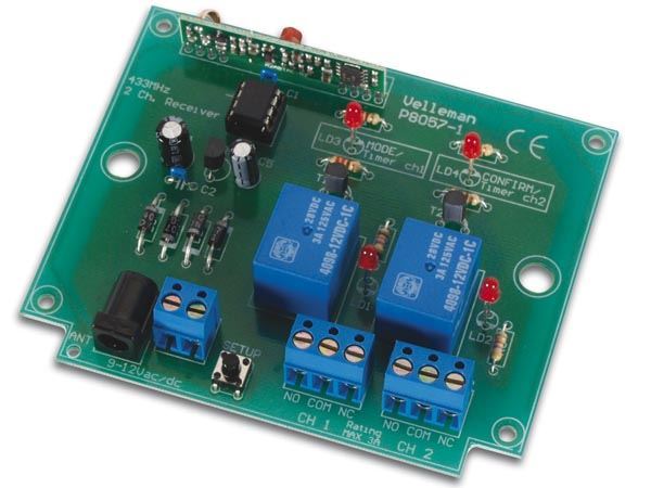 Receptor código RF de 2 canales - Imagen 1