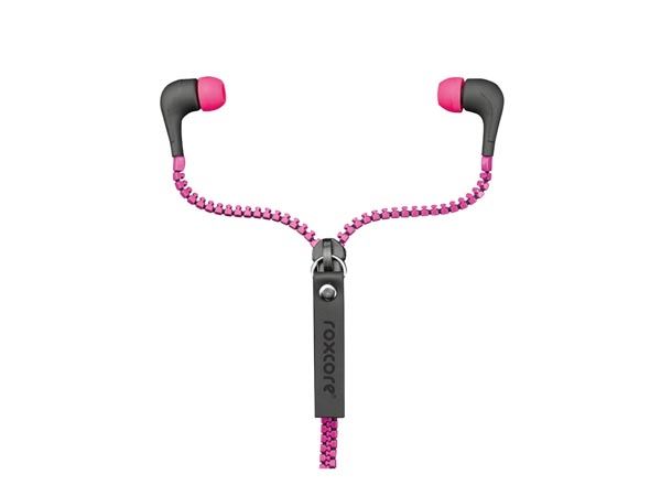 ROXCORE® - ZIPPERS - AURICULARES INTRAUDITIVOS - COLOR ROSA - Imagen 1