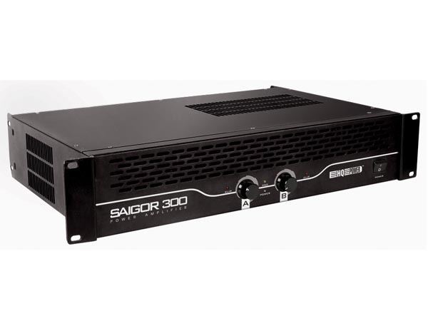 SAIGOR 300 - AMPLIFICADOR DE POTENCIA 2 x 400W RMS (19") - Imagen 1