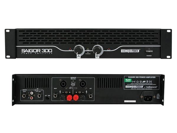 SAIGOR 300 - AMPLIFICADOR DE POTENCIA 2 x 400W RMS (19") - Imagen 2