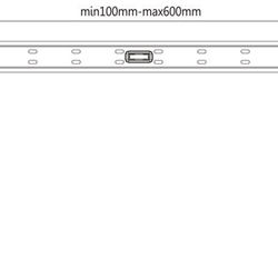 SOPORTE DE PARED PARA PANTALLAS PLANAS 37"-70" / 94-178 cm / MÁX. 50 kg - Imagen 2