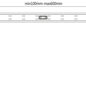 SOPORTE DE PARED PARA PANTALLAS PLANAS 37"-70" / 94-178 cm / MÁX. 50 kg - Imagen 2