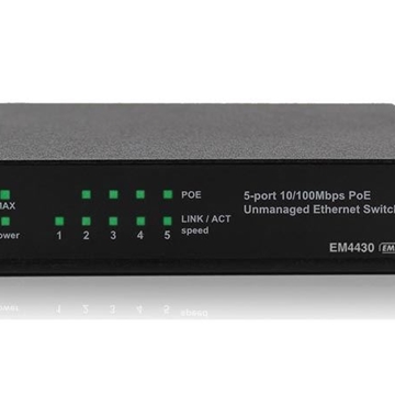 Switch POE de 5 puertos 10/100mbps - Imagen 1