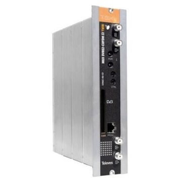 T.0X Transmodulador DVB/S2 - COFDM CI TWIN MUX 3TP(2SAT):2C - Imagen 1