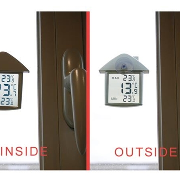 Termómetro de ventana transparente - Imagen 2