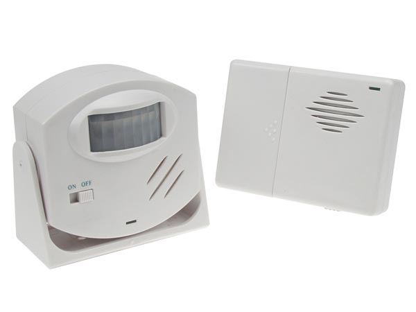 Timbre alarma con detector PIR movimiento. - Imagen 1