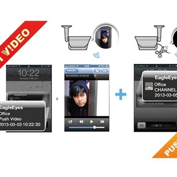 VIDEOGRABADORA CCTV - VÍDEO ANALÓGICO - 8 CANALES - EAGLE EYES - PUSH VIDEO/STATUS - 960H/D1 - Imagen 2