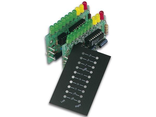 Vúmetro Estéreo de 2x10 Leds - Imagen 1